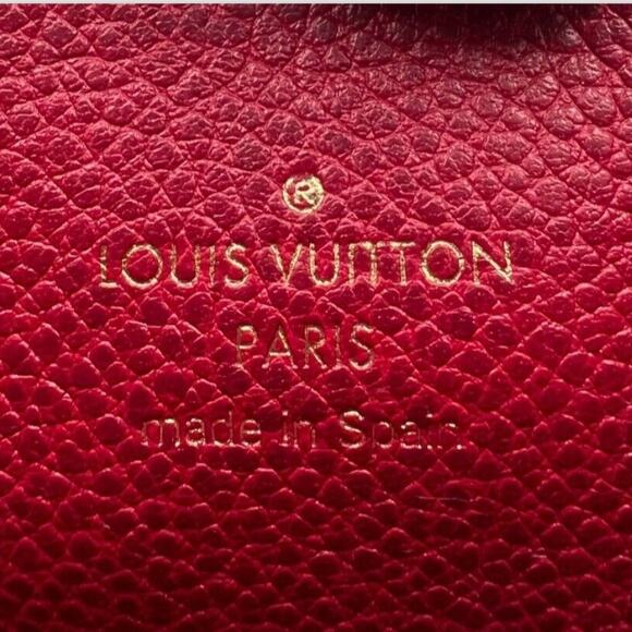 Auth LV Monogram Empreinte Zip Pouch Insert for Portefeuille Curieuse Wallet - Picture 6 of 7